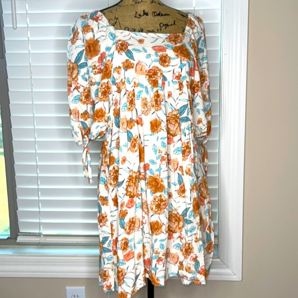 Floral Mini Dress - Picture 1 of 6